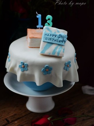 Fondant Birthday Cake