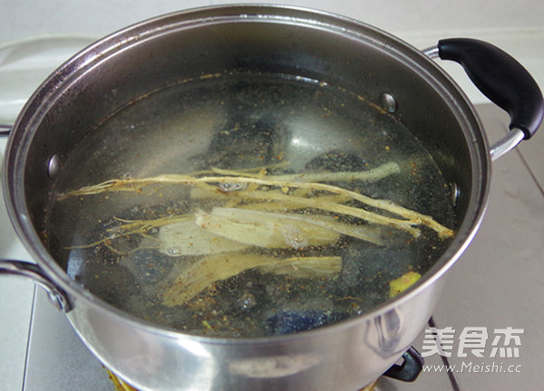 Angelica and Astragalus Black Chicken Soup recipe
