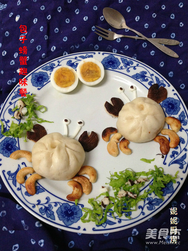 Steamed Bun and Crab Fun Meal recipe