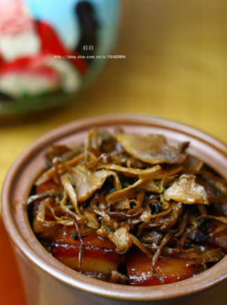 Braised Pork with Moldy Dried Vegetables recipe