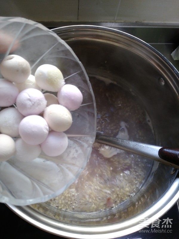 Millet Purple Sweet Potato Ball Porridge recipe