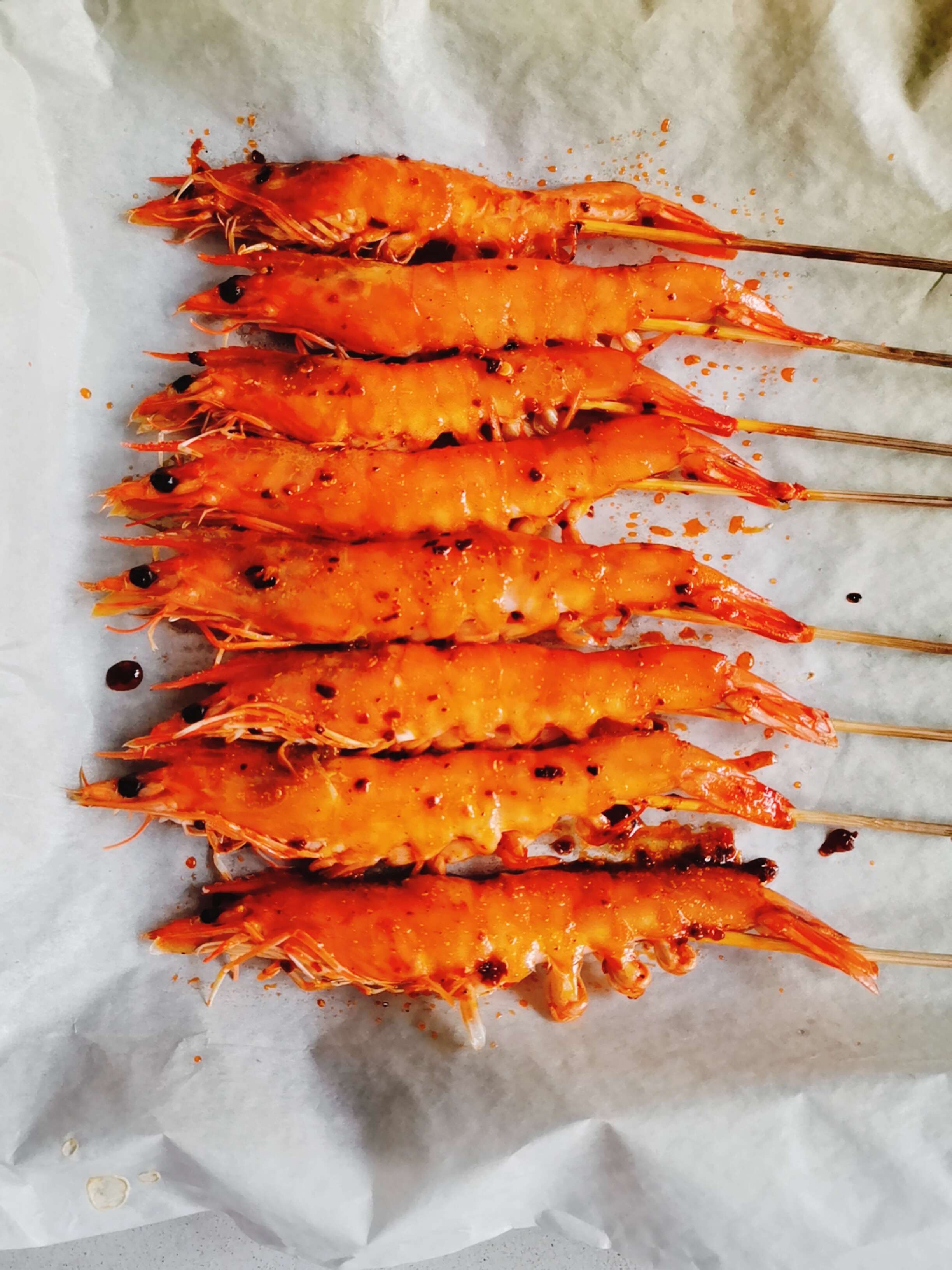 Salt and Pepper Grilled Shrimp recipe