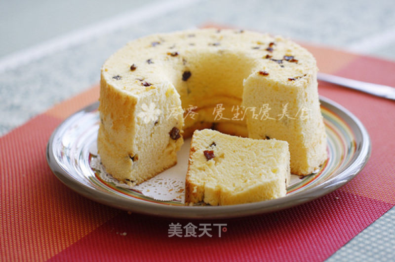 Raisin Yogurt Chiffon recipe