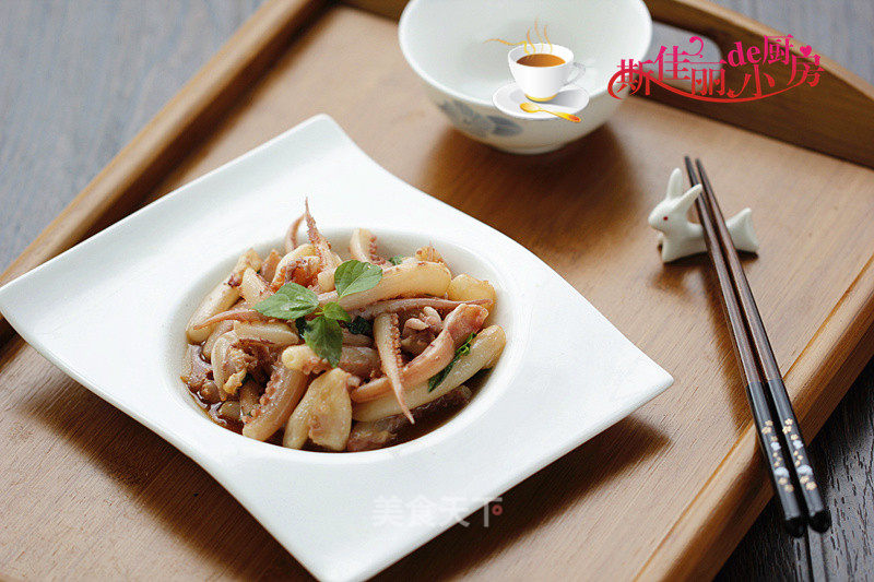 Three Cups of Squid Whiskers recipe