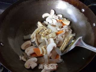 Beauty Dishes-----fried Tendons with Mushrooms and Yuba recipe