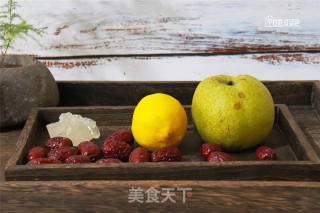 Lemon Rock Sugar Pear Water recipe