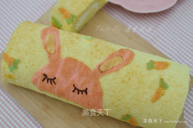 Bunny Cream Cake Roll recipe