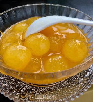 "home Cooking" Winter Melon Balls with Orange Juice recipe