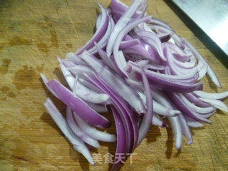 Fried Soy Sprouts with Purple Onion recipe