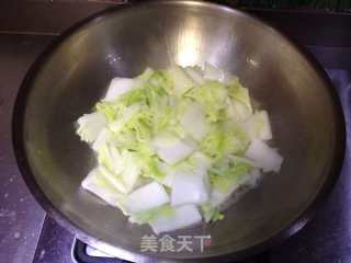 Braised Chinese Cabbage with Poached Egg recipe