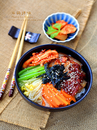 Bibimbap with Pork Belly recipe