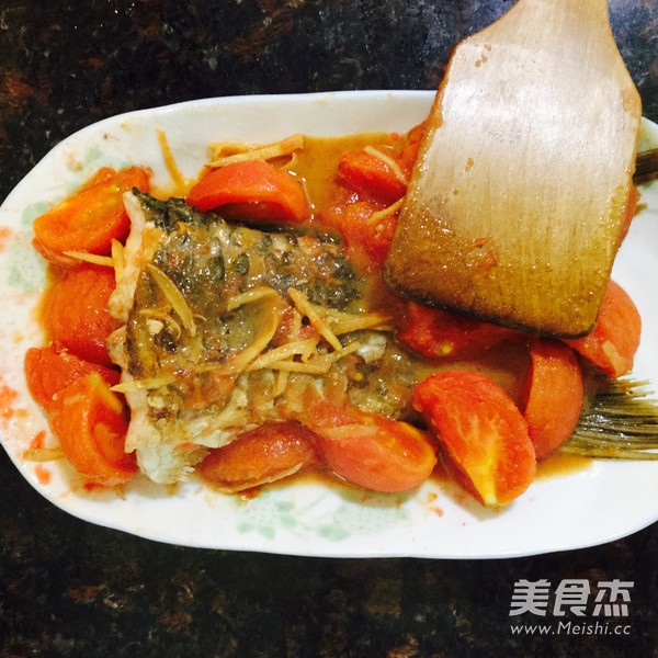 Braised Fish Tail with Tomato recipe