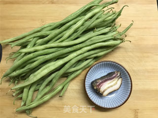Stir-fried String Beans with Bacon recipe