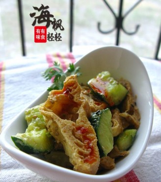 Fried Fritters with Cucumber recipe
