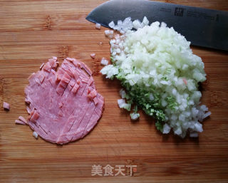 Watermelon Rind Ham Quiche recipe