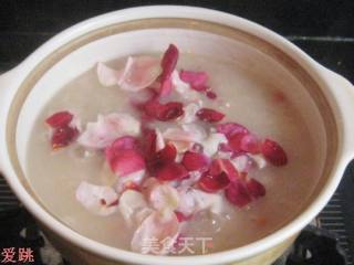 Rose Longan Porridge recipe