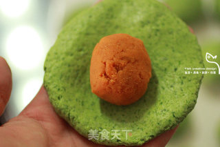 Peanut Flour Sweet Potato Green Dumpling recipe