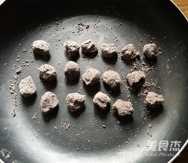 Black Sesame Walnut Mulberry Gnocchi recipe