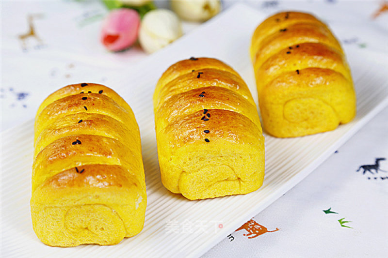 The Practice of Pumpkin Coconut Bread (chinese Kind) recipe