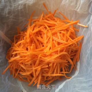 Steamed Shredded Carrots recipe