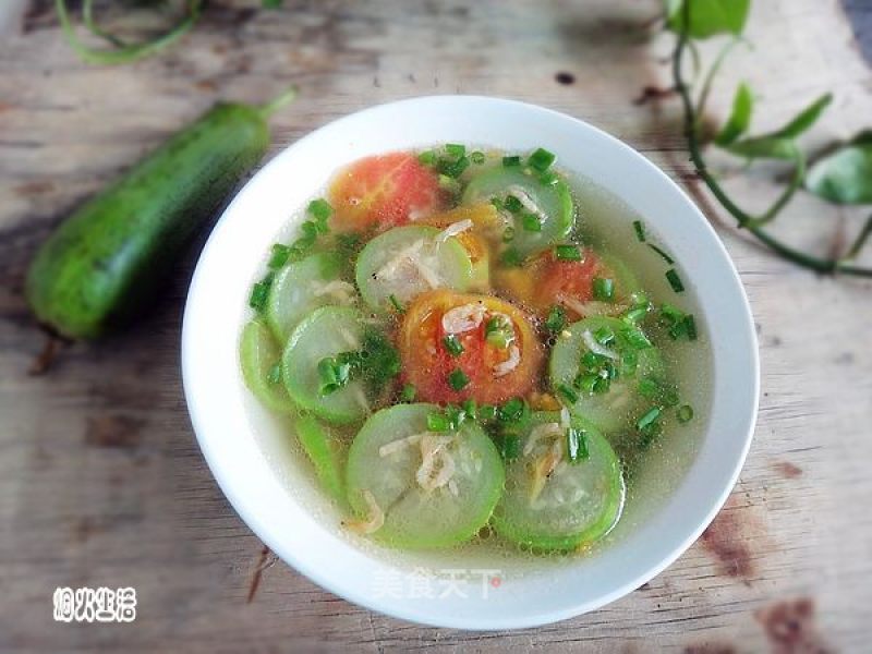 Wild Shrimp Skin Loofah Soup recipe