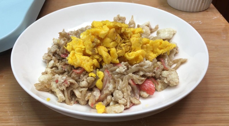 Sai Crab (scrambled Eggs), The Taste is Softer and Smoother Than Crab Meat, recipe