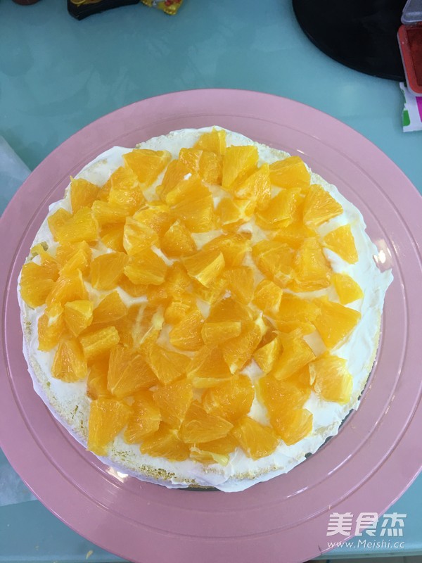 7 Inch Fruit Cream Cake recipe