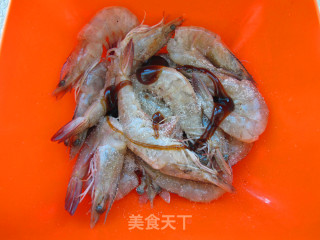 Delicious and Easy to Cook-three Cups of Dry Roasted Prawns recipe