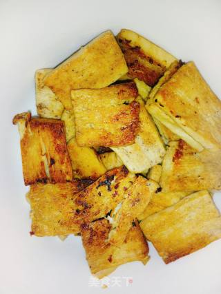 Pan-fried Frozen Tofu recipe
