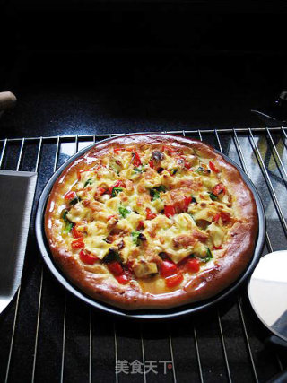 New Orleans Grilled Chicken Pizza recipe