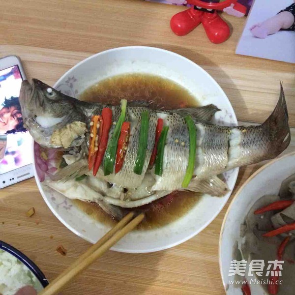 Lazy Version of Steamed Sea Bass is Super Delicious recipe