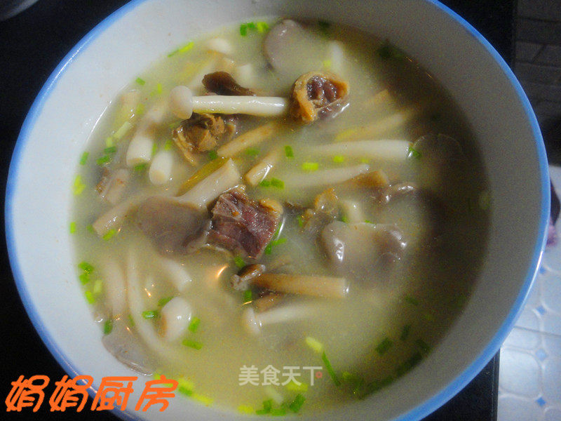 Salted Duck Leg Assorted Mushroom Soup recipe