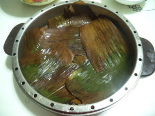 Pork Ribs and Sticky Rice Claypot Rice recipe