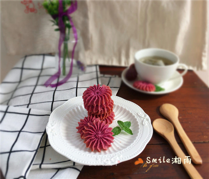The Most Beautiful "purple Potato Cookies" recipe