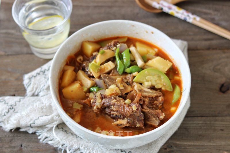 Beef Spine and Mixed Vegetable Soup recipe