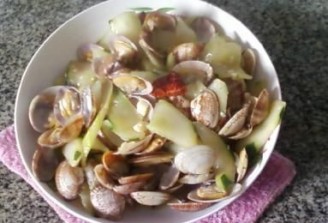 Cucumber Clam recipe