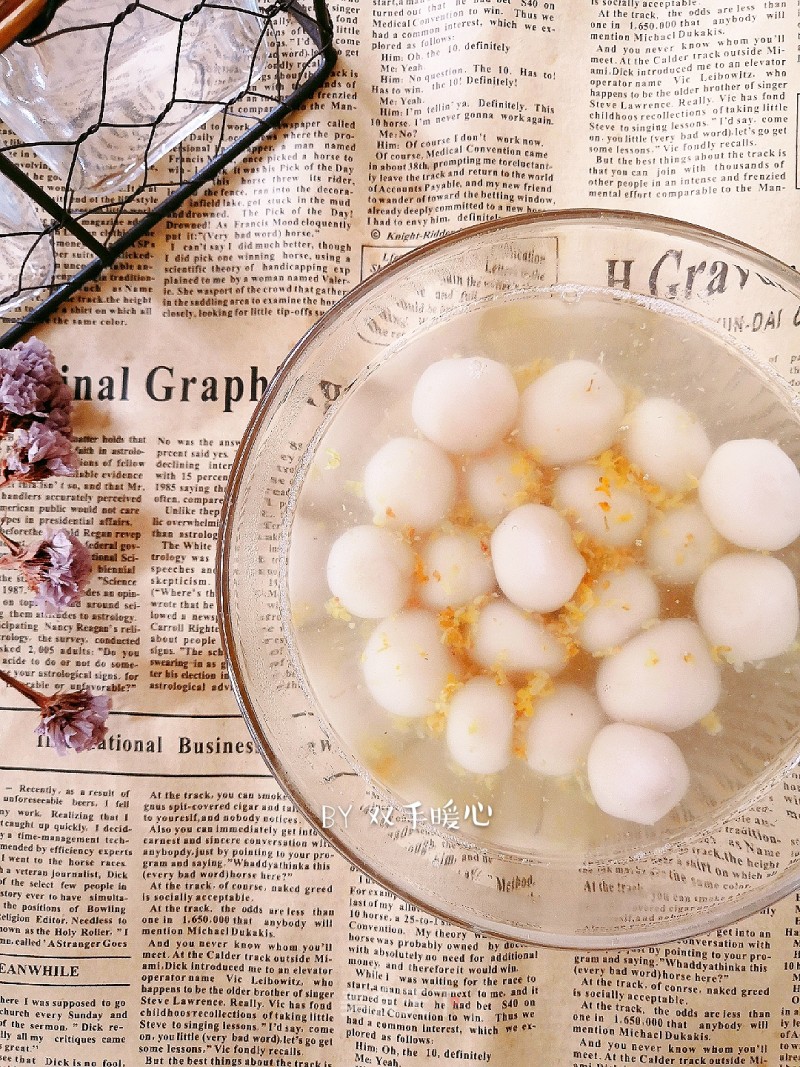 Sweet-scented Osmanthus Lotus Root Powder Balls recipe