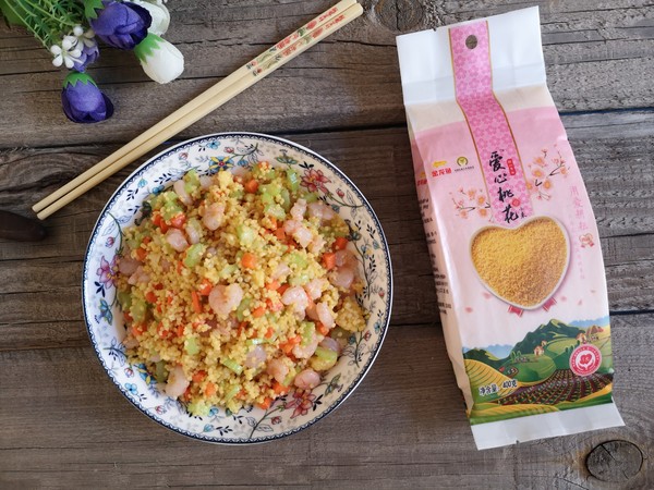 Fried Rice with Shrimp and Millet recipe