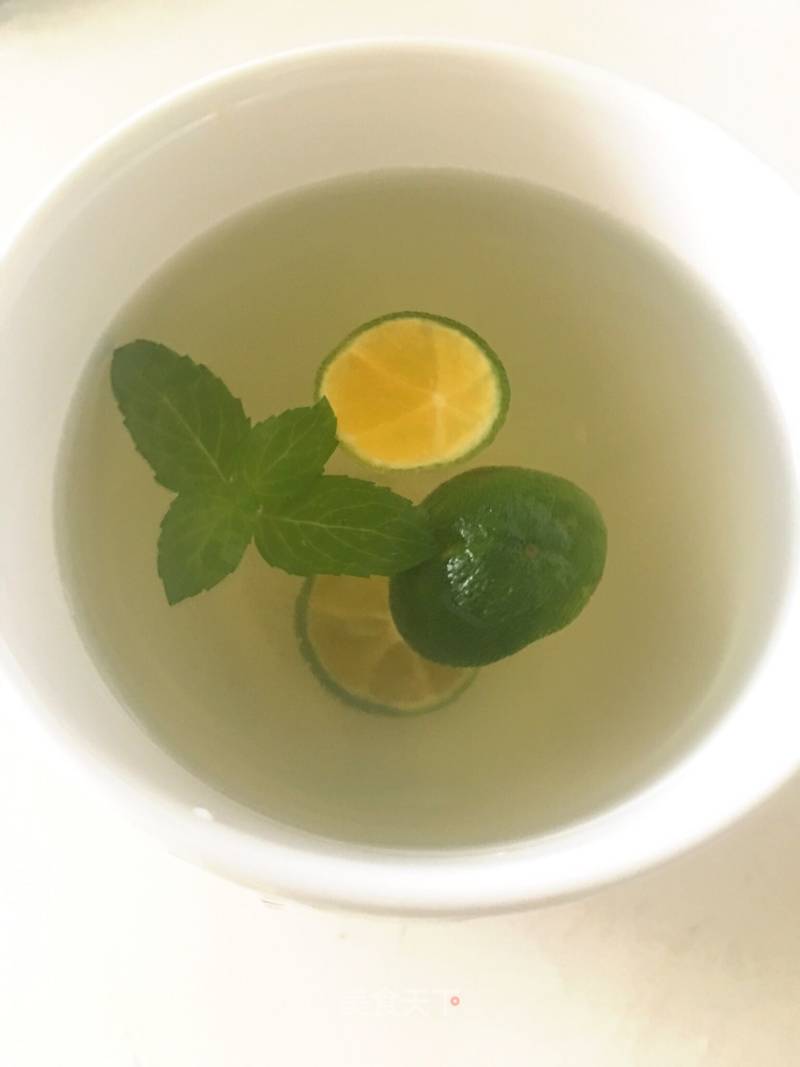 Summer Drink-honey Lemon Mint Water