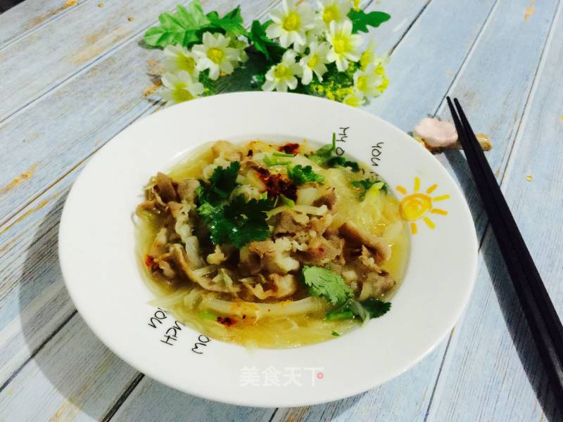Lamb and Cabbage Vermicelli Soup recipe
