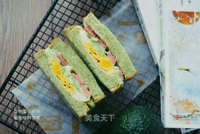 #aca烤明星大赛#avocado Sandwich recipe