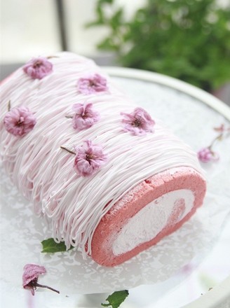 Sakura Cake Roll