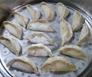 Steamed Dumplings with Beef and Buckwheat Flour with Green Onion recipe