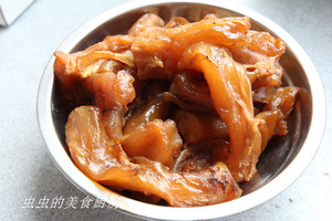 Finger Sucking Aftertaste Fried Beef Tendon recipe