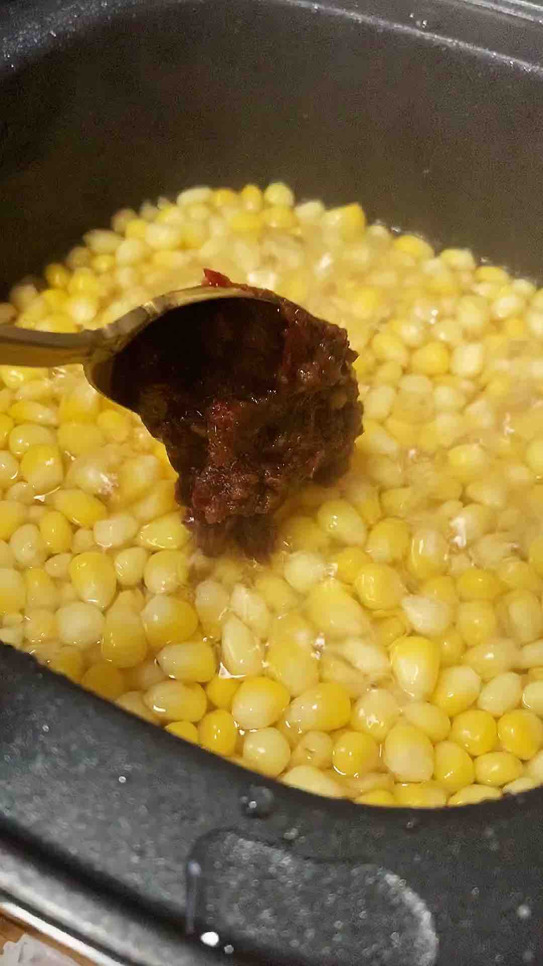 Sauce Cheese Corn Kernels recipe