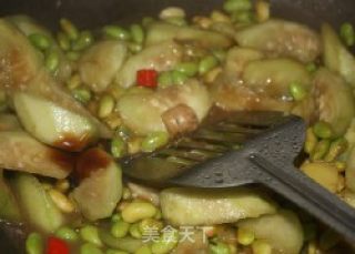 Loofah Stir-fried Edamame recipe