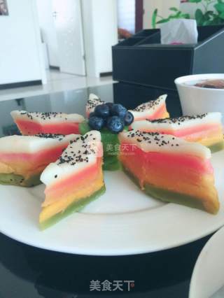 Rainbow Rice Cake recipe