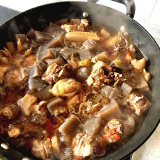 Beer Konjac Tofu Stewed Chicken recipe