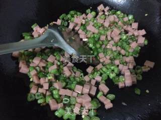 Luncheon Meat and Egg Fried Rice recipe