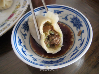 Steamed Dumplings with Pork and Lentil Noodles recipe